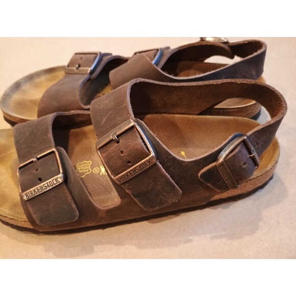 Birkenstock Milano | EU 41 | US L10 / M8 | Regular Fit Brown Sandal Buckles - Picture 8 of 9